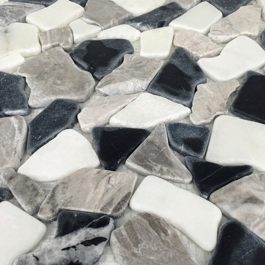 Pebble Stone White / Black / Grey