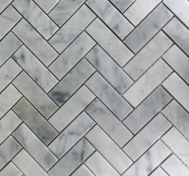 Herringbone Volakas Polished - Carrara - 12 x 13