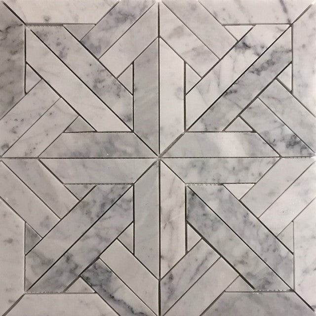 Aztec Carrara White Polished