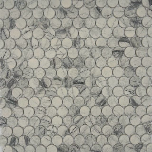 Penny Round Carrara