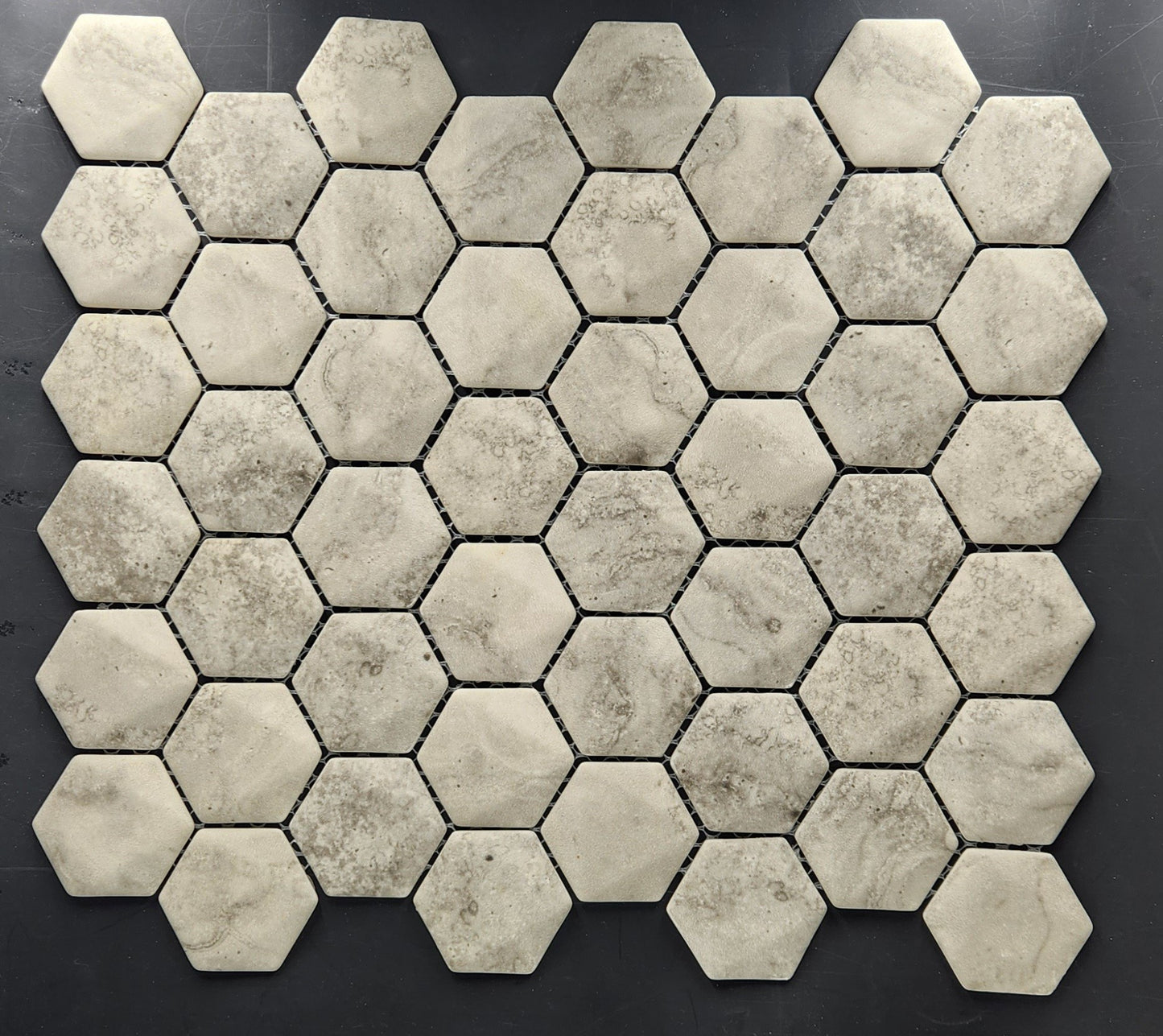 3D Hex Vetro Grigio Vetro