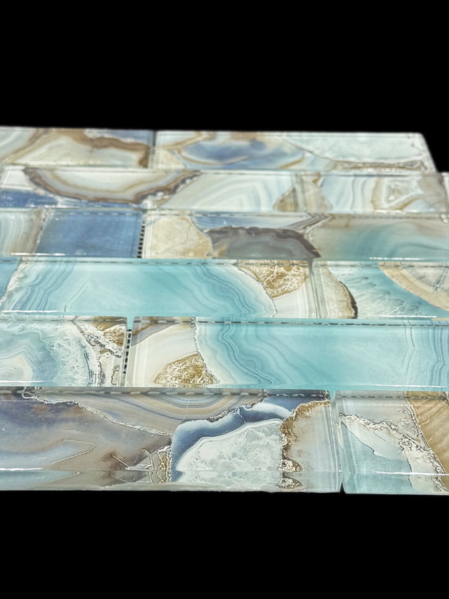 Nebula Glass Maldives Blue
