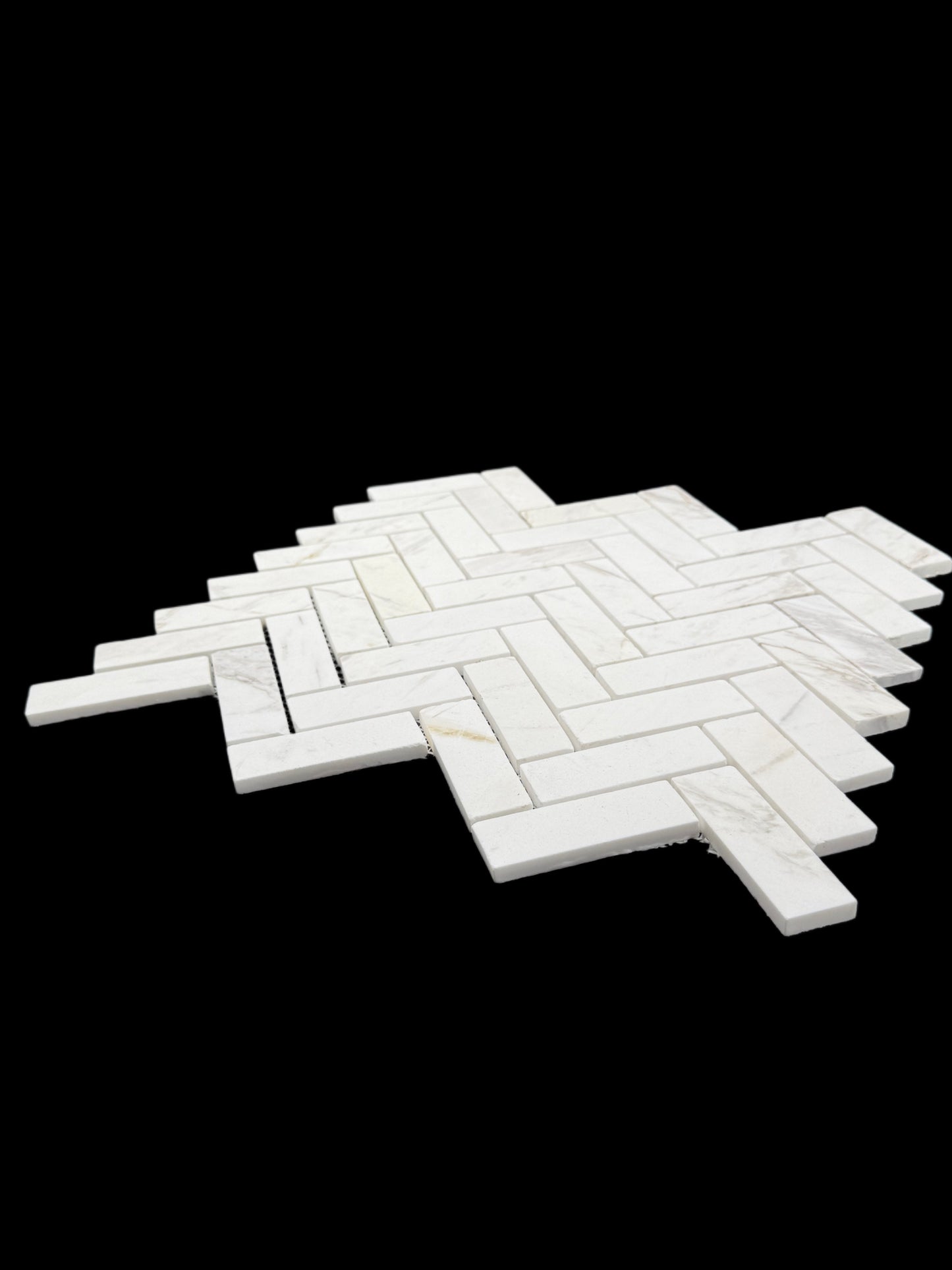 Herringbone Volakas Polished - Clouds - 12 x 13