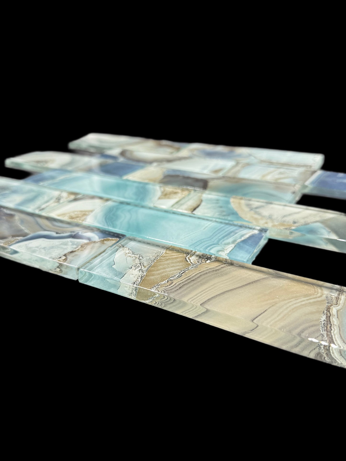 Nebula Glass Maldives Blue