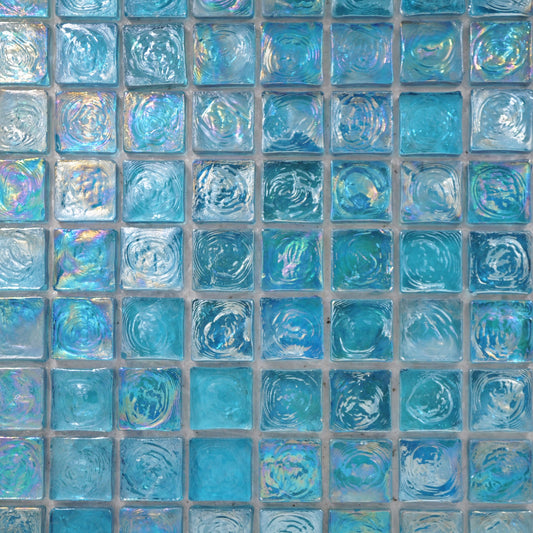 Reflections Glass Bahama Blue 1x1
