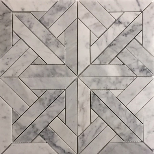 Aztec Carrara White Polished