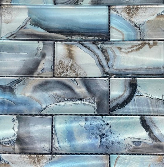 Nebula Glass Maldives Blue