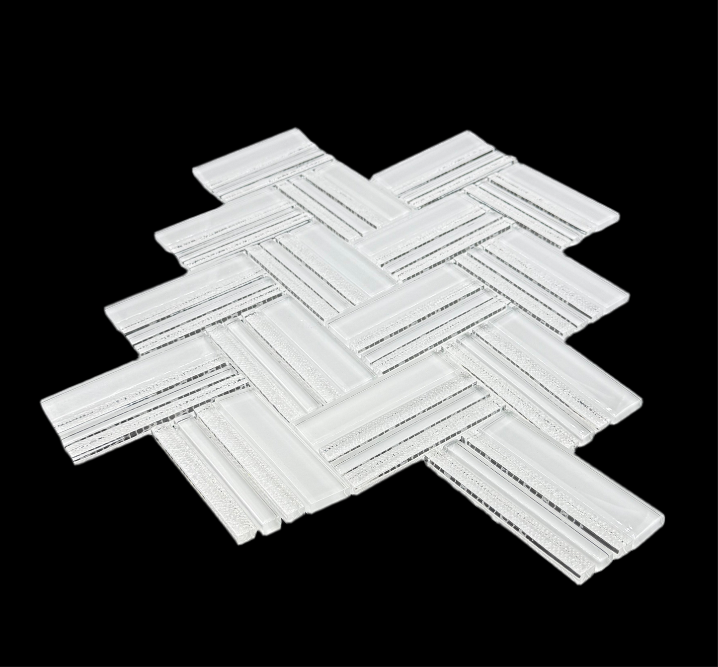 Alta Herringbone Super White
