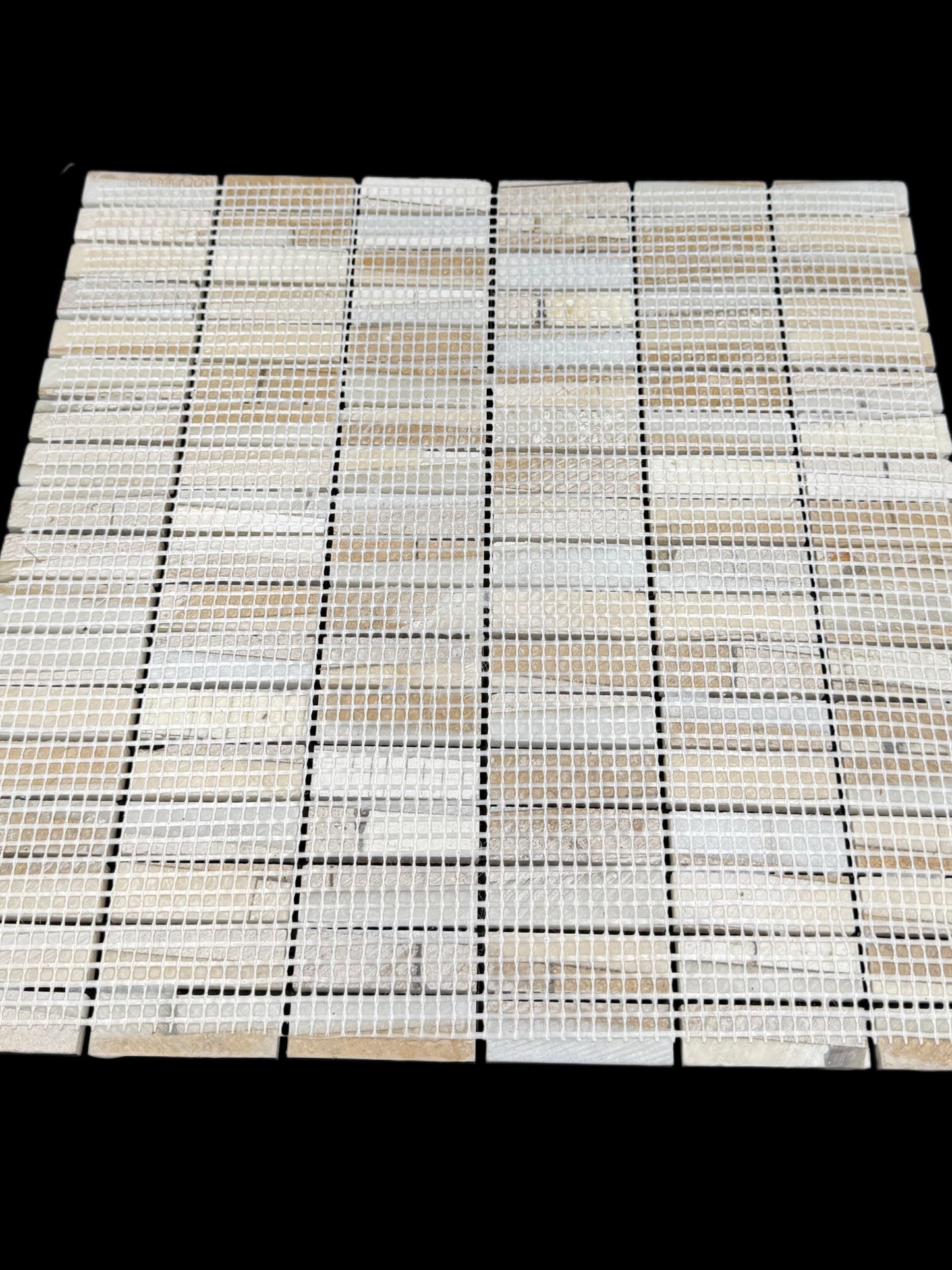 Modern Stacked Stone Carrara Crema Marfil